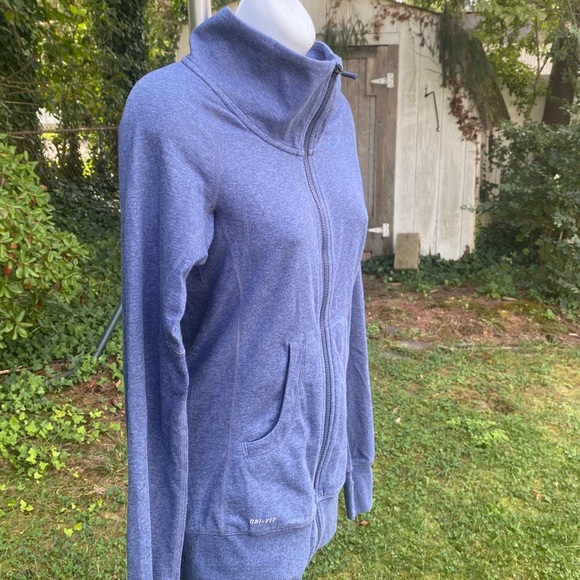 Nike Blue Full-Zip Jacket - Picture 2 of 9